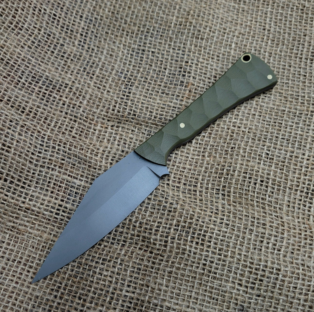 Handmade Tactical Seax Knife in CPM Magnacut with G10 Scales