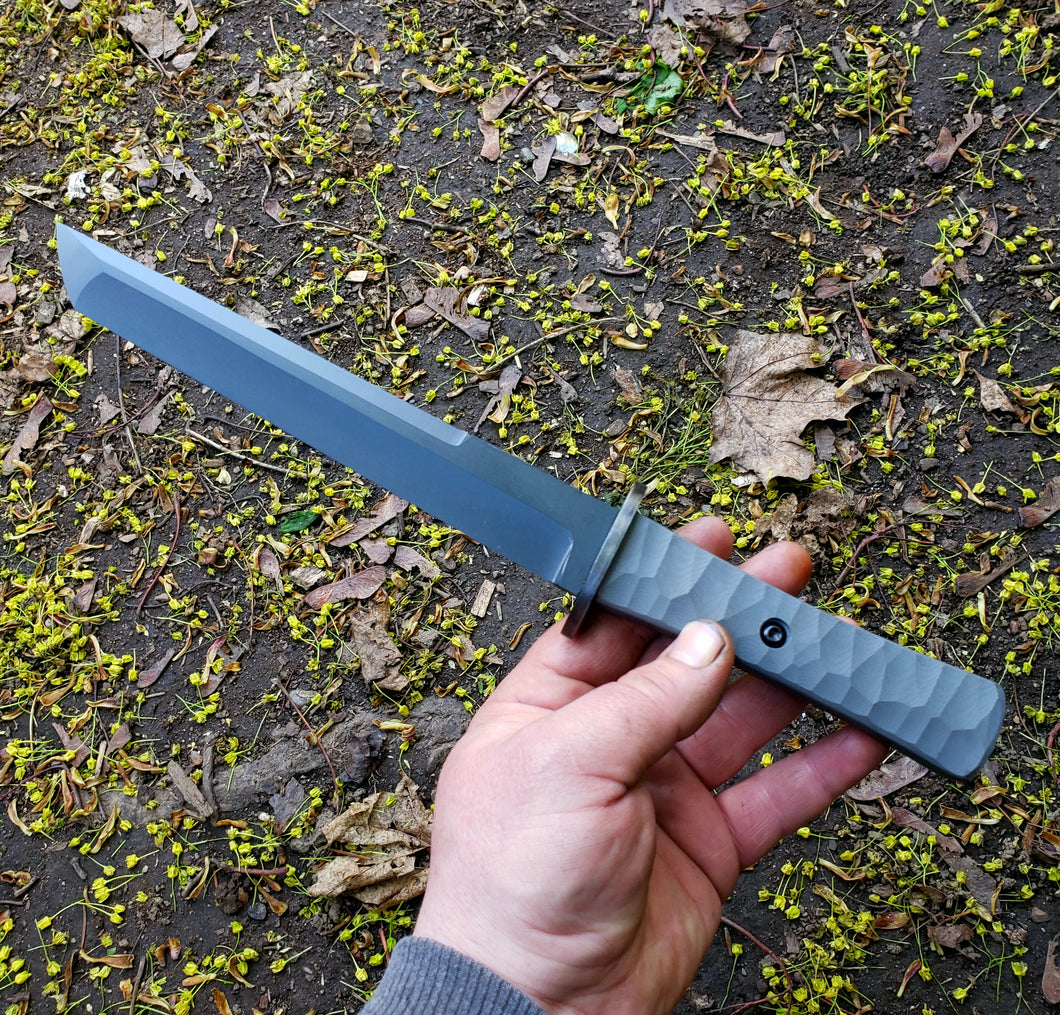 Handmade Knife - CPM3V Hollow Ground Tanto