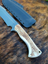 Handmade Kukri Inspired Chopper Knife in CPM3V with Elk Antler Handle - Made to Order 8 to 10 Week Delivery