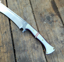 Handmade Double Handed Kukri Short Sword in 80CRV2 or CPM3V with G10 and Micarta Handle - 8 to 10 Week Lead Time