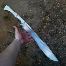 Handmade Double Handed Kukri Short Sword in 80CRV2 or CPM3V with G10 and Micarta Handle - 8 to 10 Week Lead Time