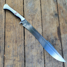 Handmade Double Handed Kukri Short Sword in 80CRV2 or CPM3V with G10 and Micarta Handle - 8 to 10 Week Lead Time