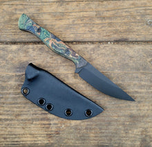 Tactical Bird and Trout EDC Hunting Knife Handmade in CPM Magnacut, Burl Micarta Scales - Made to Order - 8 to 10 Week Lead Time