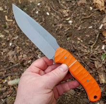 Handmade Drop Point Bushcraft, EDC Knife in CPM3V with Full Tang, Includes Black Kydex Sheath - AVAILABLE - No Lead Time