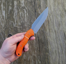 Handmade Drop Point Bushcraft, EDC Knife in CPM3V with Full Tang, Includes Black Kydex Sheath - AVAILABLE - No Lead Time