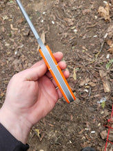 Handmade Drop Point Bushcraft, EDC Knife in CPM3V with Full Tang, Includes Black Kydex Sheath - AVAILABLE - No Lead Time