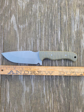 Handmade Drop Point Bushcraft, EDC Knife in CPM3V "Lone Wanderer" Includes Black Kydex Sheath - AVAILABLE - No Lead Time