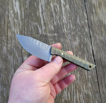 Drop Point Mini Bonepicker Knife in CPM Magnacut with G10 Handle Scales - Handmade in the USA - Available - No Lead Time