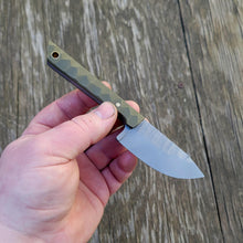 Drop Point Mini Bonepicker Knife in CPM Magnacut with G10 Handle Scales - Handmade in the USA - Available - No Lead Time