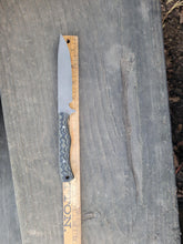 Handmade Bird and Trout, Bushcraft, Hunting, EDC Knife in 80CRV2 with OD Green and Black G10 Scales - AVAILABLE - No Lead Time