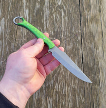 Handmade Bushcraft, Hunting, EDC Knife in 80CRV2 with G10 Scales, Ring Handle - AVAILABLE - No Lead Time