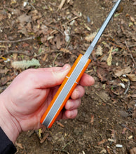 Handmade Drop Point Bushcraft, EDC Knife in CPM3V with Full Tang, Includes Black Kydex Sheath - AVAILABLE - No Lead Time