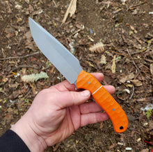 Handmade Drop Point Bushcraft, EDC Knife in CPM3V with Full Tang, Includes Black Kydex Sheath - AVAILABLE - No Lead Time