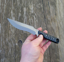Handmade Big Belly Bushcraft, Hunting, EDC Knife in 80CRV2 with Black G10 Scales - AVAILABLE - No Lead Time