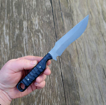 Handmade Big Belly Bushcraft, Hunting, EDC Knife in 80CRV2 with Black G10 Scales - AVAILABLE - No Lead Time