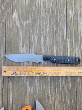 Handmade Big Belly Bushcraft, Hunting, EDC Knife in 80CRV2 with Black G10 Scales - AVAILABLE - No Lead Time