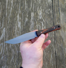 Handmade Bushcraft, Hunting, EDC Seax Knife in 80CRV2 with Desert Ironwood Scales - AVAILABLE - No Lead Time