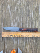 Handmade Bushcraft, Hunting, EDC Seax Knife in 80CRV2 with Desert Ironwood Scales - AVAILABLE - No Lead Time