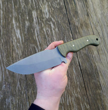 Handmade Drop Point Bushcraft, EDC Knife in CPM3V "Lone Wanderer" Includes Black Kydex Sheath - AVAILABLE - No Lead Time