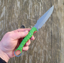 Handmade Bushcraft, Hunting, EDC Knife in 80CRV2 with G10 Scales, Ring Handle - AVAILABLE - No Lead Time