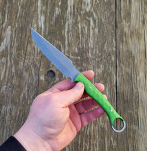 Handmade Bushcraft, Hunting, EDC Knife in 80CRV2 with G10 Scales, Ring Handle - AVAILABLE - No Lead Time