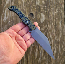 Handmade Tactical, EDC, Bushcraft Seax Knife in AEB-L with G10 Scales - Available - No Lead Time