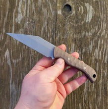Handmade Tactical, EDC, Bushcraft Seax Knife in AEB-L with G10 Scales - Available - No Lead Time