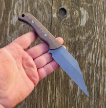 Handmade Tactical, EDC, Bushcraft Seax Knife in AEB-L with G10 Scales - Available - No Lead Time