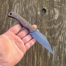 Handmade Tactical, EDC, Bushcraft Seax Knife in AEB-L with G10 Scales - Available - No Lead Time