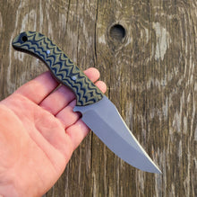 Handmade Clip Point Bushcraft, EDC, Tactcal Knife in CPM Magnacut Includes Black Kydex Sheath - AVAILABLE - No Lead Time