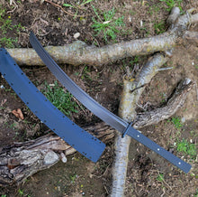 Handforged Wakizashi in 5160 Handmade Double Handed Chopper Sword. - No Lead Time - Available to Ship