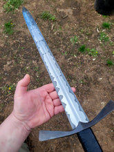 Handmade Short Sword Forged in Damascus Core Stainless San Mai - No Lead Time - Available to Ship
