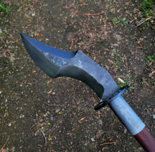Handforged Kukri Spear, Glave, Polearm in 6150, Handmade Shortspear - No Lead Time - Available to Ship