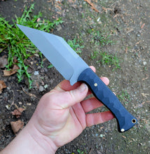 Tactical Seax Knife Handmade in80CRV2 with G10 Scales - AVAILABLE - No Lead Time