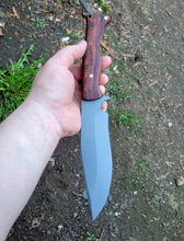 Big Belly Camp Knife Handmade in 80CRV2 with Desert Ironwood Scales - AVAILABLE - No Lead Time