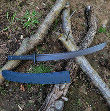 Handforged Wakizashi in 5160 Handmade Hand and a Half Chopper Sword. - No Lead Time - Available to Ship