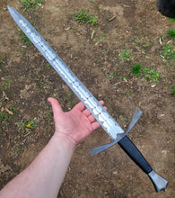 Handmade Short Sword Forged in Damascus Core Stainless San Mai - No Lead Time - Available to Ship