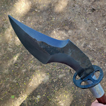 Handforged Kukri Spear, Glave, Polearm in 6150, Handmade Shortspear - No Lead Time - Available to Ship