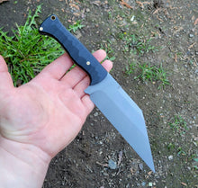 Tactical Seax Knife Handmade in80CRV2 with G10 Scales - AVAILABLE - No Lead Time