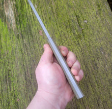 Handmade Seax Camp Knife "Agnar"  in 52100 with OD Green G10 Scales - AVAILABLE - Ready to Ship