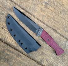 Drop Point Tactical Knife - Handmade in CPM3V with Micarta Scales, Cerakote finish