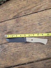 Tactical Tanto Mini Bowie Knife - Handmade in CPM Magnacut with G10 Handle, Cerakote finish