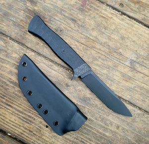 Drop Point Tactical Hidden Tang Knife - Handmade in CPM Magnacut with G10 Handle, Cerakote finish