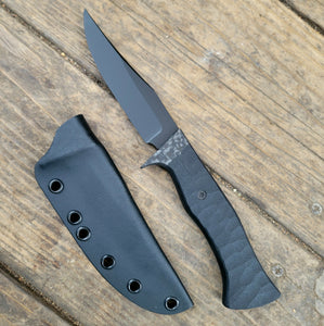 Clip Point Tactical Mini Bowie Knife - Handmade in CPM Magnacut with G10 Handle, Cerakote finish