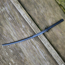 Handforged Tactical Katana in CPM3V or 5160 Handmade Sword with Mild Steel Habaki and Tsuba - Black Kydex Scabbard - 8 to 10 Week Lead Time