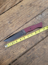 Drop Point Tactical Knife - Handmade in CPM3V with Micarta Scales, Cerakote finish