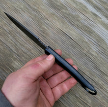 Handmade Tactical Drop Point Ring Handle Knife in 80CRV2 with G10 Scales - No Lead Time - Available to Ship
