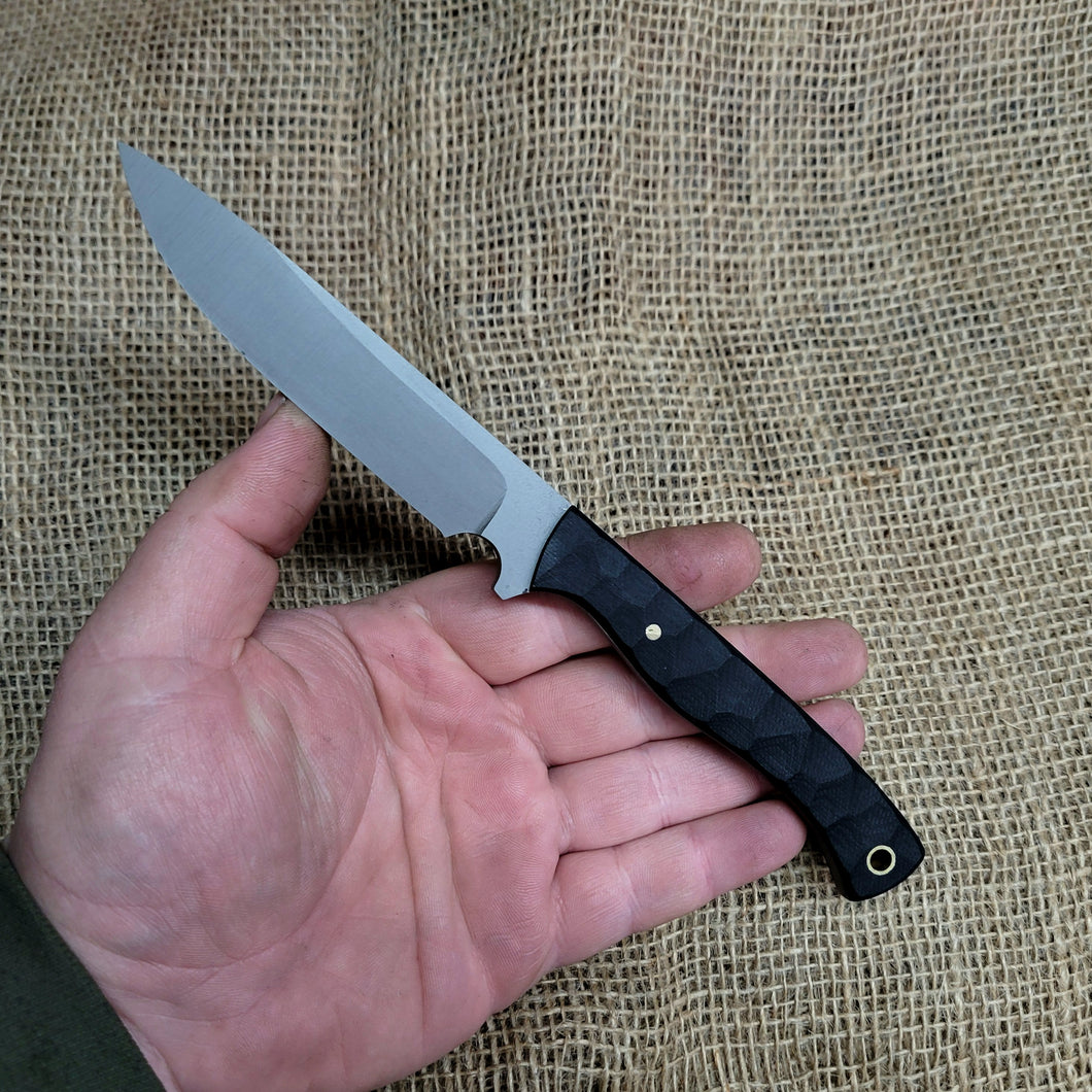 Handmade Bird and Trout Knife in CPM Magnacut with G10 Scales