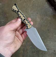 Tactical EDC Knife - Handmade in CPM Magnacut with G10 Handle, Blasted Finish