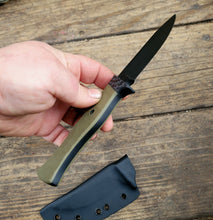 Tactical Mini Bowie Knife - Handmade in CPM Magnacut with G10 Handle, Cerakote finish